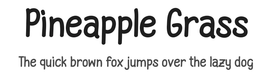Pineapple Grass by Nico Muslib — Decorative Font