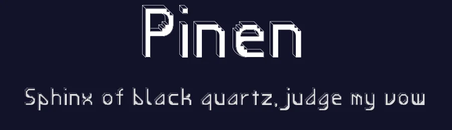 Pinen by Jose Rimba — Decorative Font — thumbnail 2