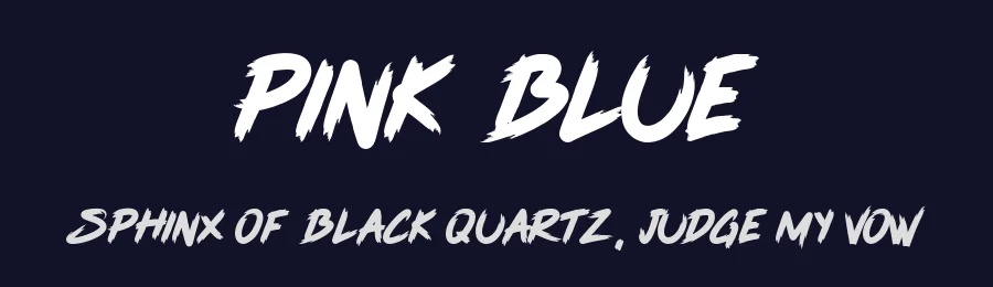 Pink Blue by Rometheme Std — Script Handwritten Font — thumbnail 2