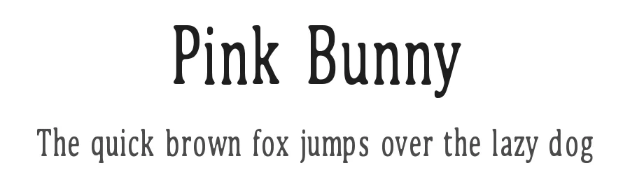 Pink Bunny