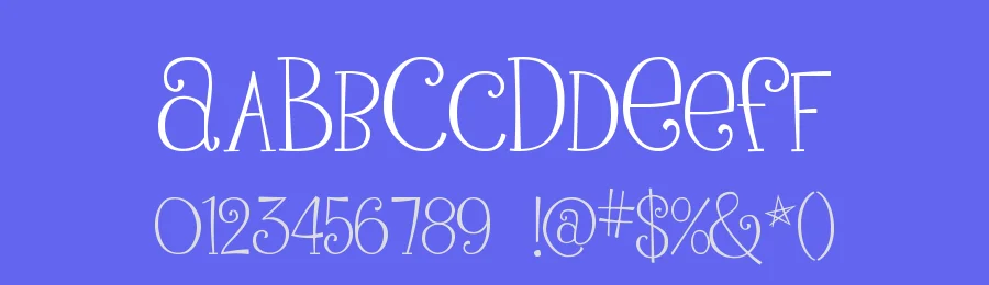 Pink Ladies and Peanutbutte by Emily Spadoni — Decorative Font — thumbnail 3