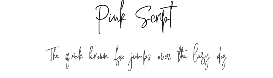 Pink Script