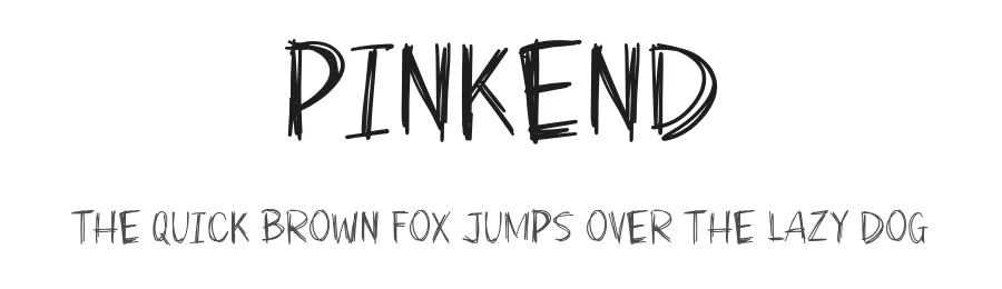 Pinkend by Khurasan — Script Handwritten Font