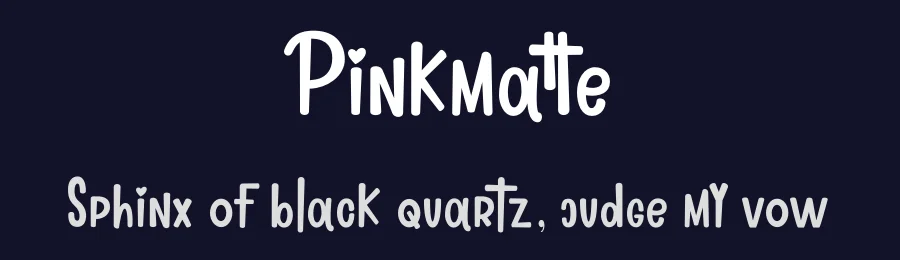 Pinkmatte by Fillo Graphic — Decorative Font — thumbnail 2