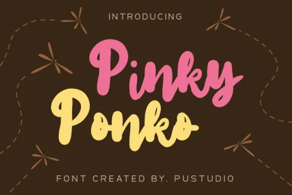 Pinky Ponko Font by pustudio — Script Handwritten Font