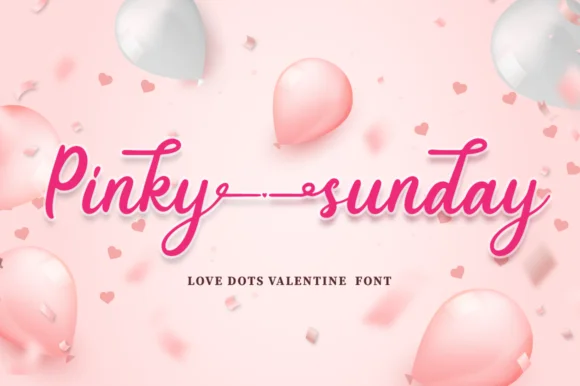 Pinky Sunday Font by attypestudio — Script Handwritten Font