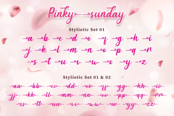 Pinky Sunday Font by attypestudio — Script Handwritten Font — thumbnail 8