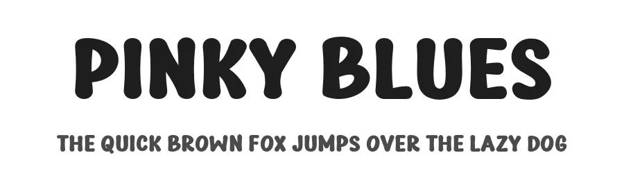 Pinky Blues by MJType β Decorative Font