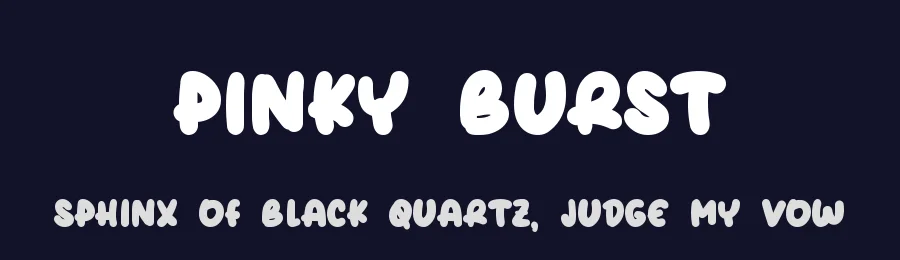 Pinky Burst by DM Letter Studio - Dimas Prasetyo — Decorative Font — thumbnail 2