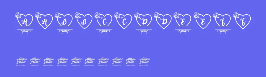 Pinky Monogram by Attype Studio — Decorative Font — thumbnail 3