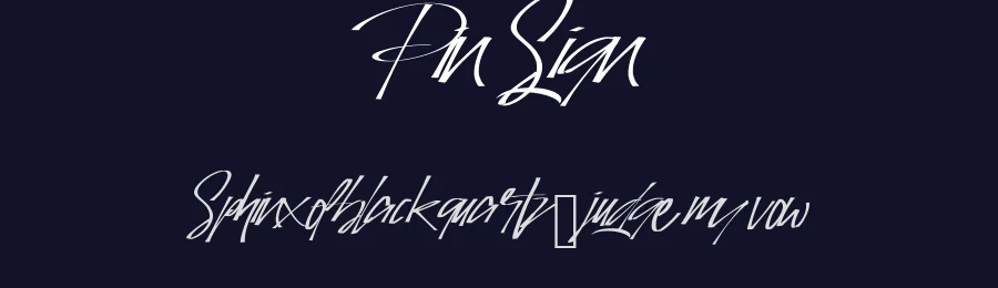 Pin Sign by selawetype — Script Handwritten Font — thumbnail 2