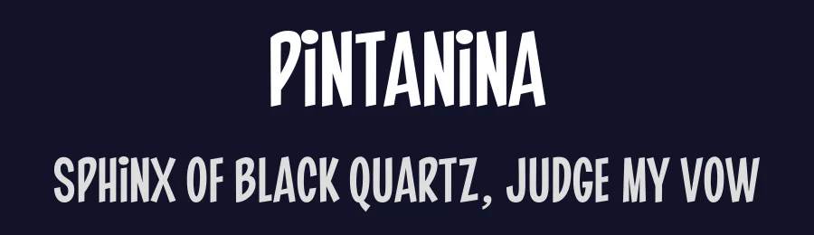 Pintanina by RodrigoTypo — Decorative Font — thumbnail 2