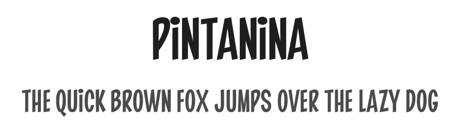 Pintanina by RodrigoTypo — Decorative Font