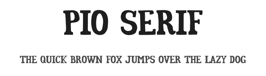 Pio Serif