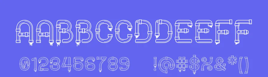 Pipeline by ThorType — Decorative Font — thumbnail 3