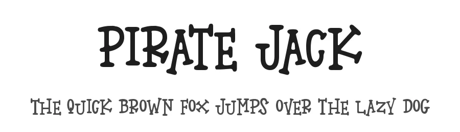 Pirate Jack by Tigadestd — Decorative Font