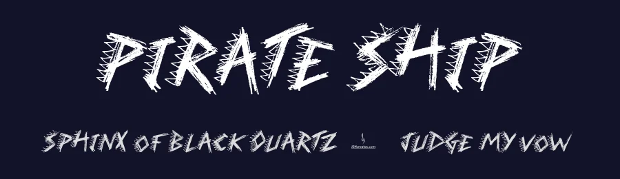 Pirate Ship by JSH creates — Decorative Font — thumbnail 2