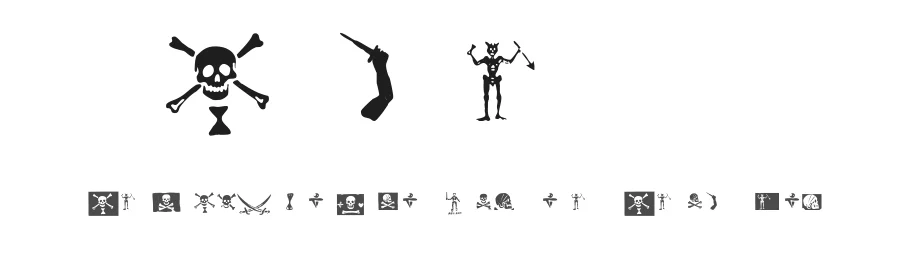 Pirates PW by Intellecta Design — Dingbats Font