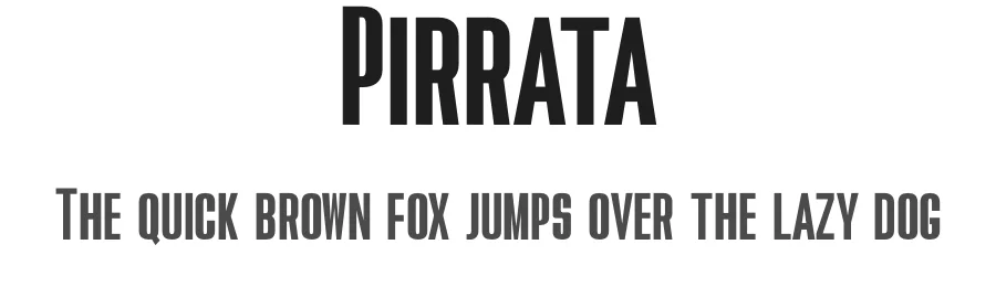 Pirrata by 4RM Font — Sans Serif Font