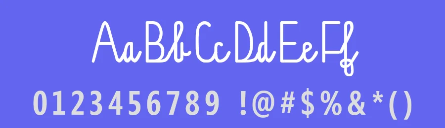 Písankové psací Jakub Sloup opt by Jakub Sloup — Script Handwritten Font — thumbnail 3