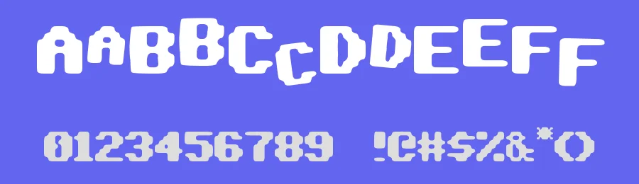 Pix Punk by Woodcutter — Decorative Font — thumbnail 3