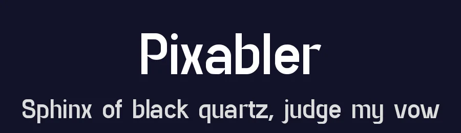 Pixabler by UI Creative — Sans Serif Font — thumbnail 2
