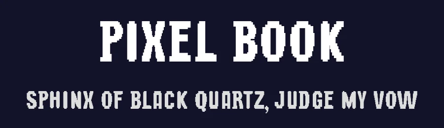 Pixel Book by Galdino Otten Fonts — Display Font — thumbnail 2