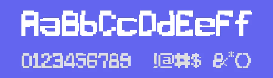 Pixel Bug by Peter Quini — Display Font — thumbnail 3