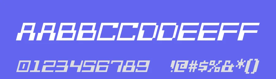 Pixel Calculon by Pixel Sagas — Display Font — thumbnail 3