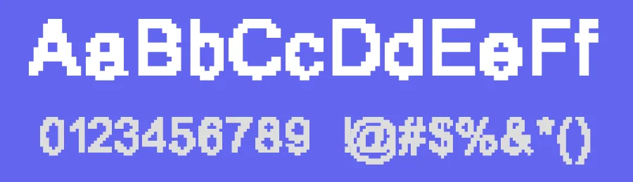 Pixel Grunge by Ren Zarate — Display Font — thumbnail 3