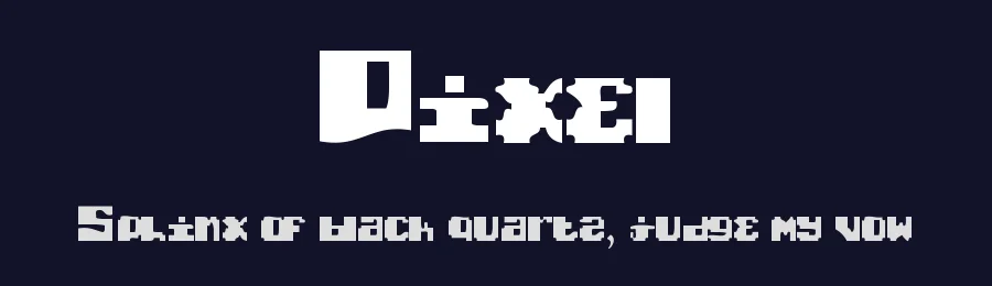 Pixel by Gabriel Duron — Display Font — thumbnail 2