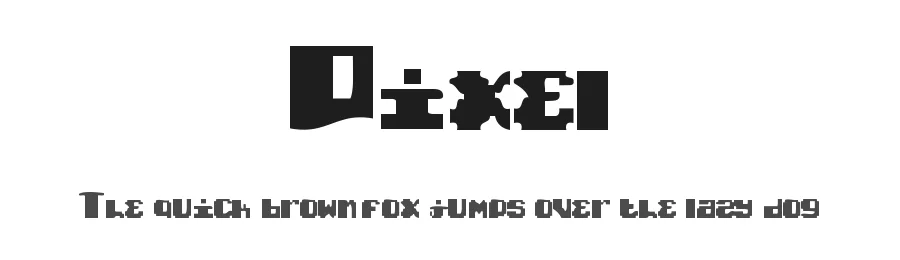 Pixel by Gabriel Duron — Display Font
