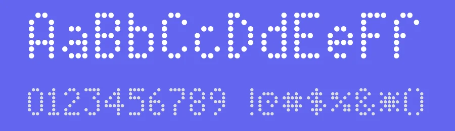 Pixel Bus by Aluminium — Display Font — thumbnail 3