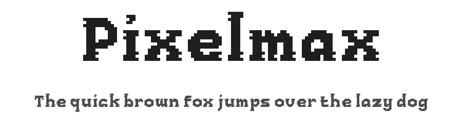 Pixelmax by Fitrah Type — Display Font