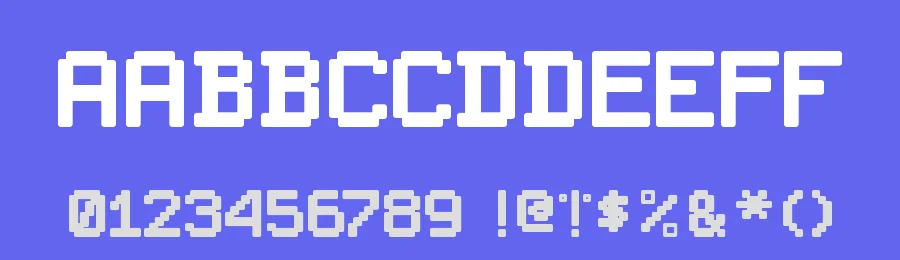 PixelSplitter by Manfred Klein — Display Font — thumbnail 3