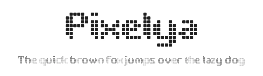 Pixelya by twinletter — Display Font