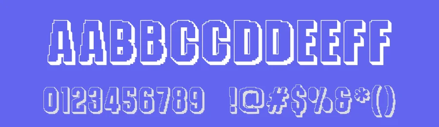 Pixemon by Eko Bimantara — Display Font — thumbnail 3