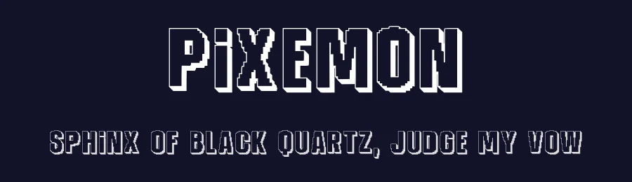 Pixemon by Eko Bimantara — Display Font — thumbnail 2