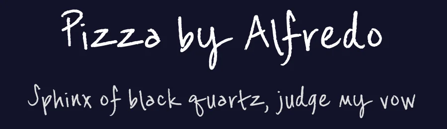 Pizza by Alfredo by FontPanda — Script Handwritten Font — thumbnail 2