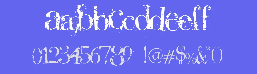 Plague Death by Dirt2.com - SickCapital — Decorative Font — thumbnail 3