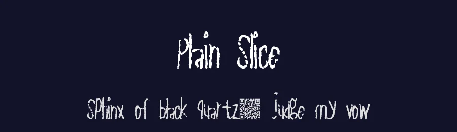Plain Slice by Xerographer Fonts — Script Handwritten Font — thumbnail 2