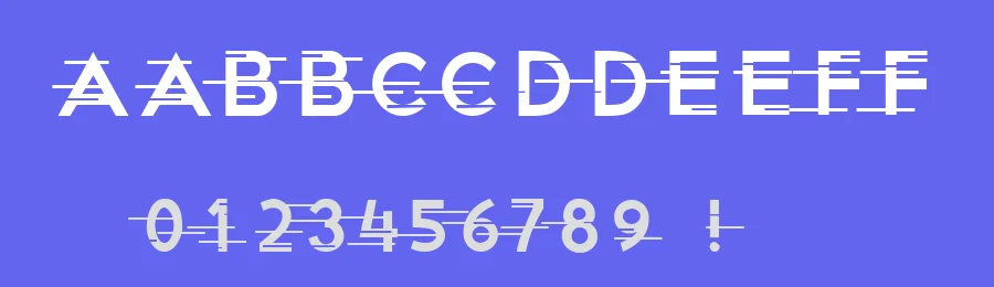 Plan De La Maison by Vladimir Nikolic — Decorative Font — thumbnail 3