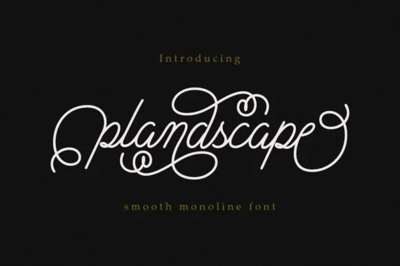 Plandscape Font by akrtype — Script Handwritten Font