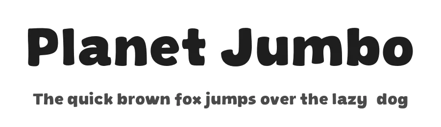 Planet Jumbo by MJType — Decorative Font