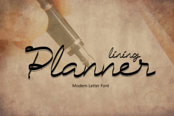 Planner Lining Font by lightdawndesign — Script Handwritten Font