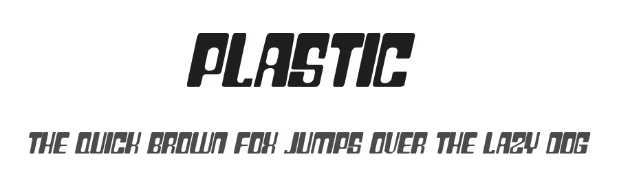 Plastic by Apostrophic Labs — Display Font