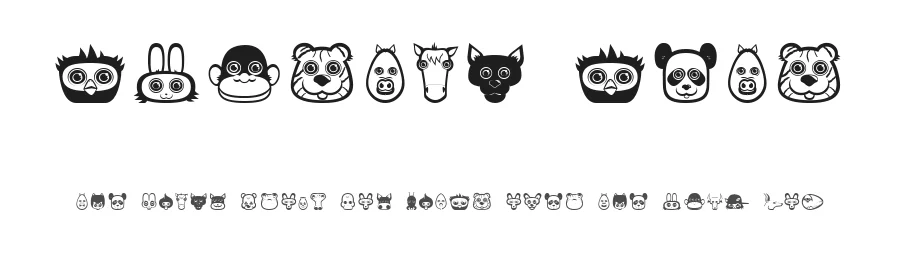 Plastic Pets by dcoxy - Greg Medina β Dingbats Font
