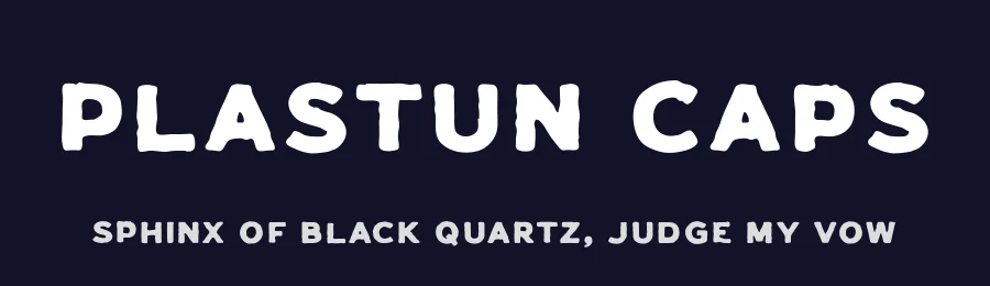 Plastun Caps by Edignwn Type — Decorative Font — thumbnail 2