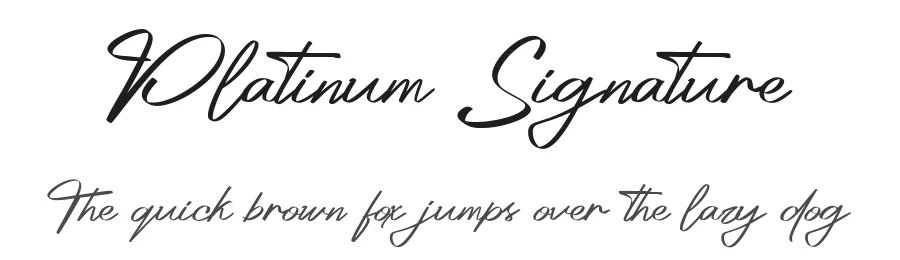 Platinum Signature