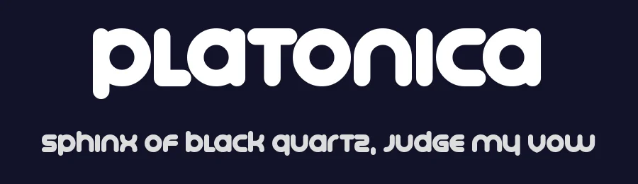 Platonica by Chequered Ink — Decorative Font — thumbnail 2